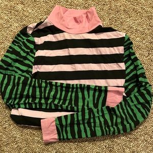 Saturday by Megan Ellaby mock neck long sleeve tee